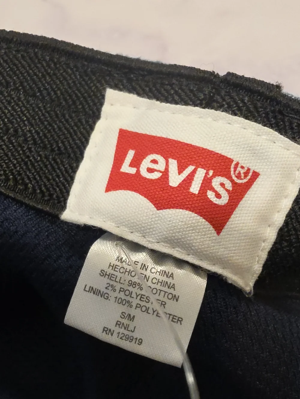 Levi's Light Blue Cotton Newsboy Cap Brand New